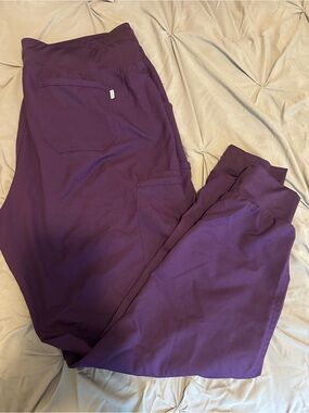 Purple Womens Scrub Pants & Top (set) Zavate